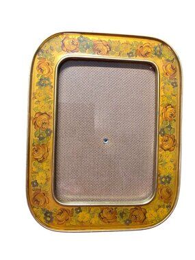 The Bucklers Fifth Ave Vintage Brass & Enamel Picture Frame